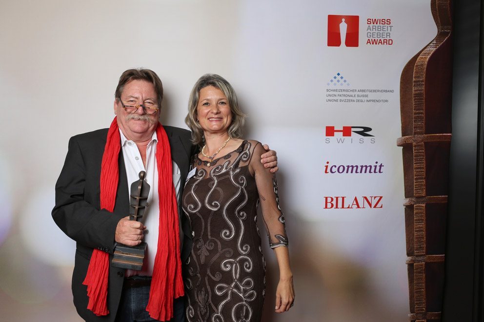 Gewinner in der Kategorie „Kleine Unternehmen“: Hunziker Partner AG. (Bild: icommit GmbH)